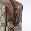 GUCCI GG Supreme Web Sherry Line Clutch Bag PVC Beige 75 01 012 Auth BA7457-8