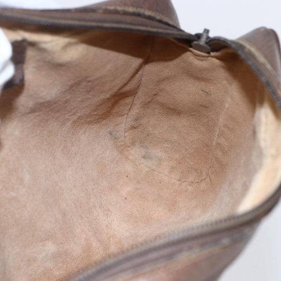 GUCCI GG Supreme Web Sherry Line Clutch Bag PVC Beige 75 01 012 Auth BA7457