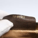 GUCCI GG Supreme Web Sherry Line Clutch Bag PVC Beige 75 01 012 Auth BA7457-12