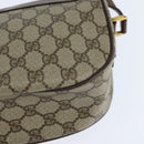 GUCCI GG Supreme Web Sherry Line Bag PVC Beige Gold 001 58 0918 Auth BA7459-13