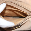 GUCCI GG Supreme Web Sherry Line Bag PVC Beige Gold 001 58 0918 Auth BA7459-19