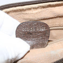 GUCCI GG Supreme Web Sherry Line Bag PVC Beige Gold 001 58 0918 Auth BA7459-20