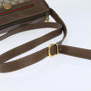 GUCCI GG Supreme Web Sherry Line Bag PVC Beige Gold 001 58 0918 Auth BA7459-7