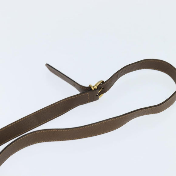 GUCCI GG Supreme Web Sherry Line Bag PVC Beige Gold 001 58 0918 Auth BA7459