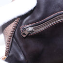 GUCCI GG Supreme Web Sherry Line Shoulder Bag PVC Beige Gold Auth BA7460-18