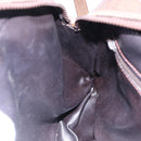 GUCCI GG Supreme Web Sherry Line Shoulder Bag PVC Beige Gold Auth BA7460-21