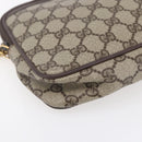 GUCCI GG Supreme Shoulder Bag PVC Beige Gold 97 02 068 Auth BA7461-14