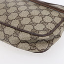 GUCCI GG Supreme Shoulder Bag PVC Beige Gold 97 02 068 Auth BA7461-15