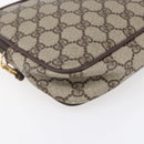 GUCCI GG Supreme Shoulder Bag PVC Beige Gold 97 02 068 Auth BA7461-16