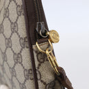 GUCCI GG Supreme Shoulder Bag PVC Beige Gold 97 02 068 Auth BA7461-10