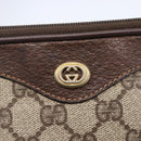 GUCCI GG Supreme Shoulder Bag PVC Beige Gold 97 02 068 Auth BA7461-17