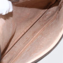 GUCCI GG Supreme Shoulder Bag PVC Beige Gold 97 02 068 Auth BA7461-11