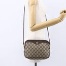 GUCCI GG Supreme Shoulder Bag PVC Beige Gold 97 02 068 Auth BA7461-21