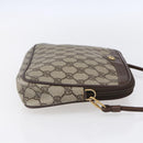GUCCI GG Supreme Shoulder Bag PVC Beige Gold 97 02 068 Auth BA7461-4