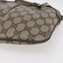 GUCCI GG Supreme Web Sherry Line Bag PVC Beige Gold 904 02 047 Auth BA7462-16