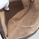 GUCCI GG Supreme Web Sherry Line Bag PVC Beige Gold 904 02 047 Auth BA7462-10