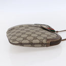 GUCCI GG Supreme Web Sherry Line Bag PVC Beige Gold 904 02 047 Auth BA7462-4