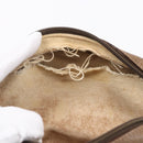 GUCCI GG Supreme Web Sherry Line Bag PVC Beige Gold 116 02 089 Auth BA7464-10