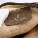 GUCCI GG Supreme Web Sherry Line Bag PVC Beige Gold 116 02 089 Auth BA7464-19