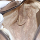 GUCCI GG Supreme Web Sherry Line Bag PVC Beige Gold 116 02 089 Auth BA7464-21