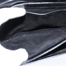 GUCCI Shoulder Bag Leather Black Gold 001 406 0621 Auth BA7466-16