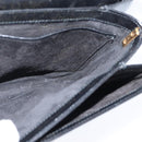 GUCCI Shoulder Bag Leather Black Gold 001 406 0621 Auth BA7466-17