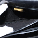 GUCCI Shoulder Bag Leather Black Gold 001 406 0621 Auth BA7466-20