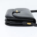GUCCI Shoulder Bag Leather Black Gold 001 406 0621 Auth BA7466-5