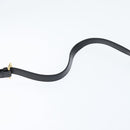 GUCCI Shoulder Bag Leather Black Gold 001 406 0621 Auth BA7466-8