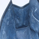 GUCCI GG Supreme Sherry Line Clutch Bag PVC Navy Gold 156 01 030 Auth BA7467-18