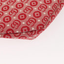 GUCCI Sherry Line Body Bag Canvas Leather Red Silver 502095 Auth BA7468-17