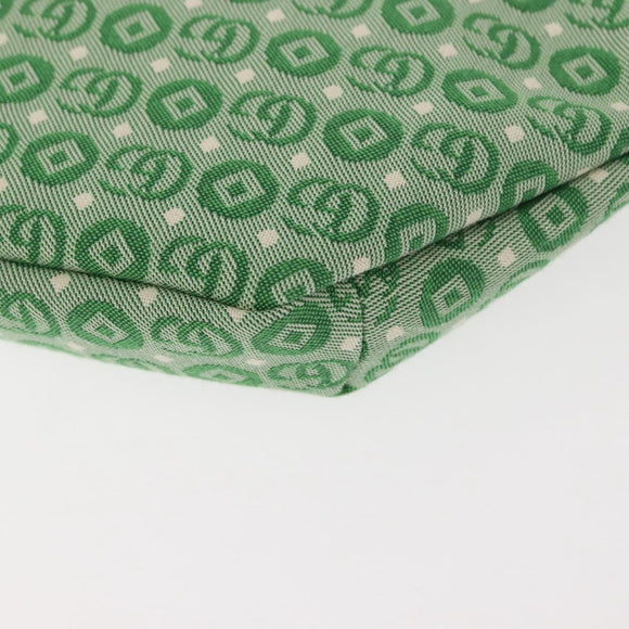 GUCCI Body Bag Canvas Leather Green Silver 502095 Auth BA7469