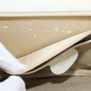 GUCCI Shoulder Bag Leather White Gold Auth BA7470-22