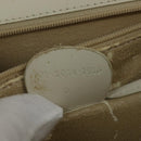 GUCCI Shoulder Bag Leather White Gold Auth BA7470-23