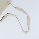 GUCCI Shoulder Bag Leather White Gold Auth BA7470-7