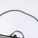 GUCCI Bamboo Hand Bag Leather 2way Gray Silver 392013 Auth BA7471-14