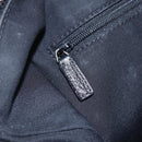 GUCCI GG Canvas Abbey Tote Bag Black Gold 141470 Auth BA7477-19