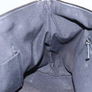 GUCCI GG Canvas Abbey Tote Bag Black Gold 141470 Auth BA7477-21