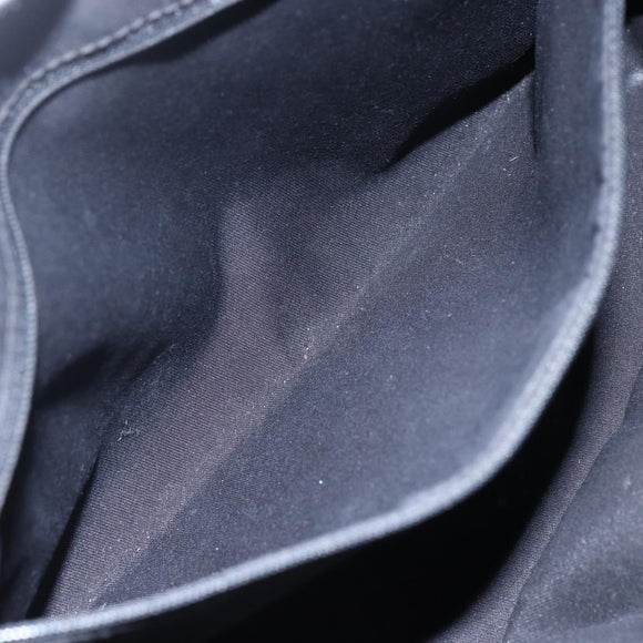 GUCCI GG Canvas Abbey Tote Bag Black Gold 141470 Auth BA7477