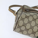 GUCCI GG Supreme Web Sherry Line Bag PVC Beige Gold 56 02 004 Auth BA7480-9