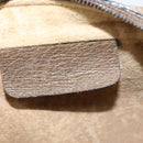 GUCCI GG Supreme Web Sherry Line Bag PVC Beige Gold 56 02 004 Auth BA7480-18