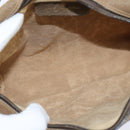 GUCCI GG Supreme Web Sherry Line Bag PVC Beige Gold 56 02 004 Auth BA7480-10