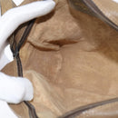 GUCCI GG Supreme Web Sherry Line Bag PVC Beige Gold 56 02 004 Auth BA7480-20