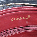 CHANEL Matelasse Chain Shoulder Bag Lamb Skin Black Gold CC Auth BA7483-14