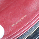 CHANEL Matelasse Chain Shoulder Bag Lamb Skin Black Gold CC Auth BA7483-22