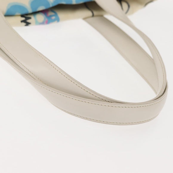 CHANEL New Travel Line Hawaii Exclusive Tote Bag Cotton White CC Auth BA7485