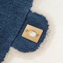 CHANEL Chain Shoulder Bag Denim Blue Gold CC Auth BA7486SM-17