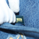 CHANEL Chain Shoulder Bag Denim Blue Gold CC Auth BA7486SM-26