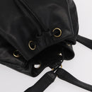 CHANEL Lamb Skin Matelasse Backpack Black Gold CC Auth BA7489-6