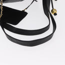 CHANEL Lamb Skin Matelasse Backpack Black Gold CC Auth BA7489-7